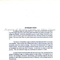 150 Anniversary Friendship Lodge, N. 247