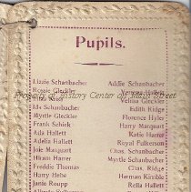 1899 School Souvenir,East Point School, Liberty Township