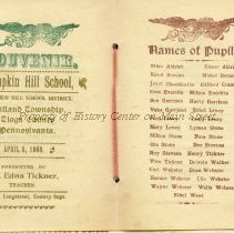 1908 School Souvenir, Pumpkin Hill School