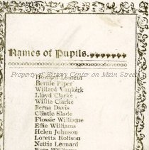 1896 School Souvenir, No. 2 School, Troy Township