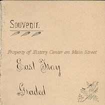 1898 School Souvenir, East Troy School, Troy Township