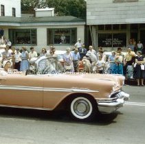 1957 Mansfield Centennial Parade. Chester & Mary Godbey Bailey