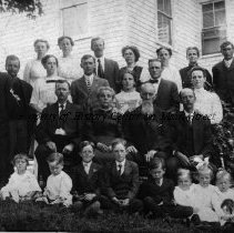 1911 Mudge Family Reunion at Mudge home on Sullivan Street