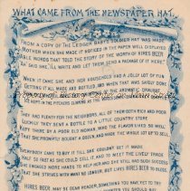 C. V. Elliott Trading Card