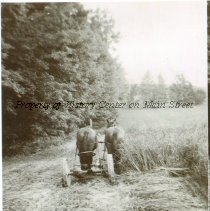 Cutting Hay on horse pilot.