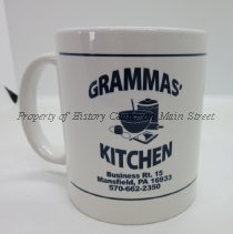 Cup from Grammas' Kitchen, Mansfield PA