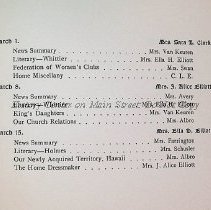 CLE Program 1898-1899