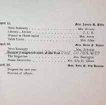 CLE Program 1898-1899