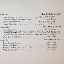 CLE Program 1898-1899