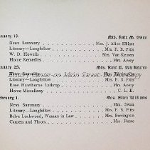 CLE Program 1898-1899