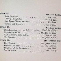 CLE Program 1898-1899