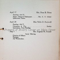 Columbian Literary Exchange Program 1911-1912