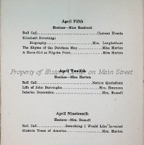 Columbian Literary Exchange Program 1921-1922