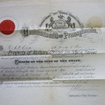 Certificate of Appointment 1875