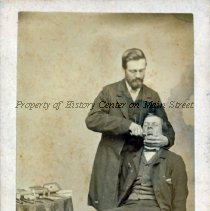 Dr. Oramel Newell and patient