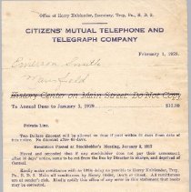 Citizens Mutual Telephone Annual Dues