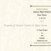 1932 Junior High Yearbook