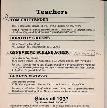 Fifty Year Reunion CLass of 1937