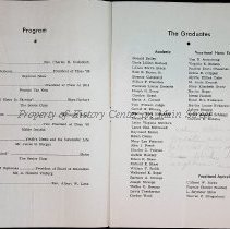 1939 Mansfield High School Commencement Program