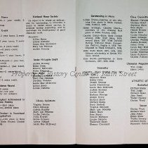 1939 Mansfield High School Commencement Program
