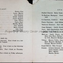 Class of 1950 School Play "Don't Keep Him Waiting " Nov 1949