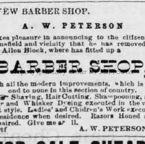1879 Allen Peterson, Barber