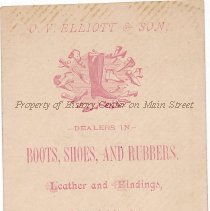 O. Elliott & Son, Dry Goods & Millinery Trade Card