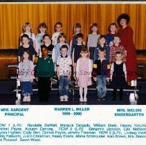 Kindergarten Classes 1999-2000