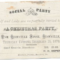Roseville Christmas Party Invitation
