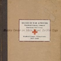Bradford County Chapter American Red Cross: Record of War Activities