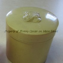 Bakelite cosmetic jar.