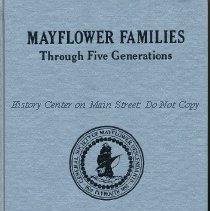 Mayflower Families Through Five Generations