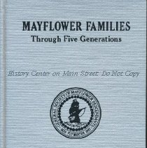 Mayflower Families Through Five Generations