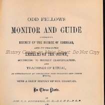 Odd Fellows Monitor and Guide