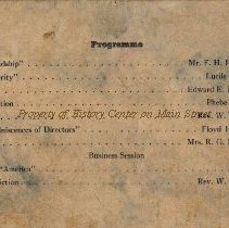 1923 Alumni Banquet Covington High School