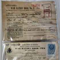 Two WW2 Ration Stamp books