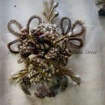 Hair Wreath Center Detail