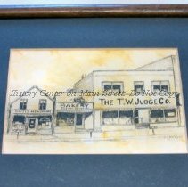 Davey's News Room, Hartsock's Bakery, T. W. Judge