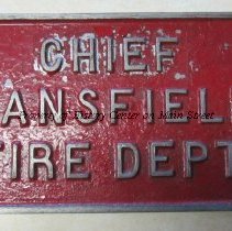Mansfield Fire Department Chief