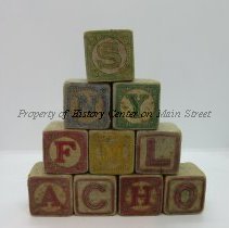 Wooden Alphabet Blocks