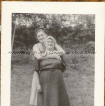 Eva Jackson with mother Myrtle Cleveland