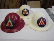 Civilian Defense Air Raid Warden Helmet, c. 1942-1945