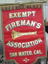 Exempt Fireman's Association Banner, n.d.