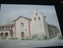 Santa Ines Mission by Marian Goodman, 1985.