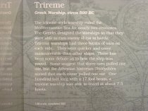 Trireme Model Ship by Charles Parsons