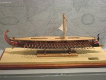 Trireme Model Ship by Charles Parsons