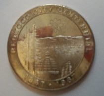 Redwood City Centenial Coin 1867-1967
