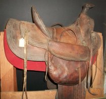 Leather Riding Saddle
