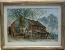 Woodside Store Watercolor by Jack Sanders