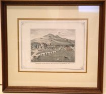 1878 Residence of Wm Rayner San Gregorio Moore & DePue Lithograph